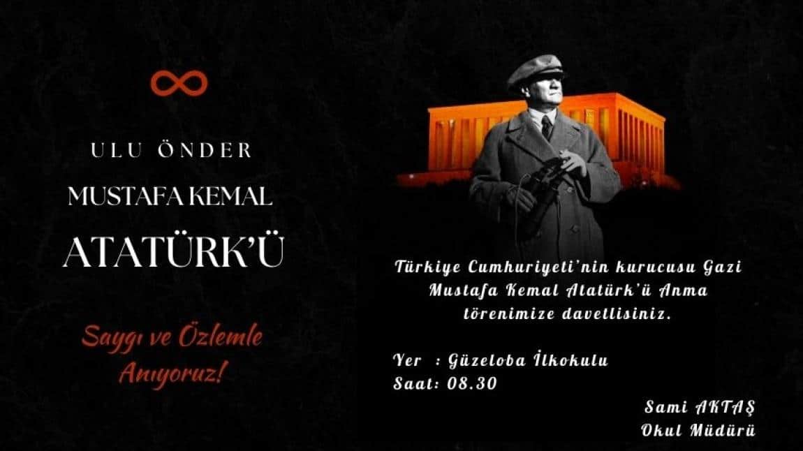 10 KASIM ATATÜRK'Ü ANMA PROGRAMI